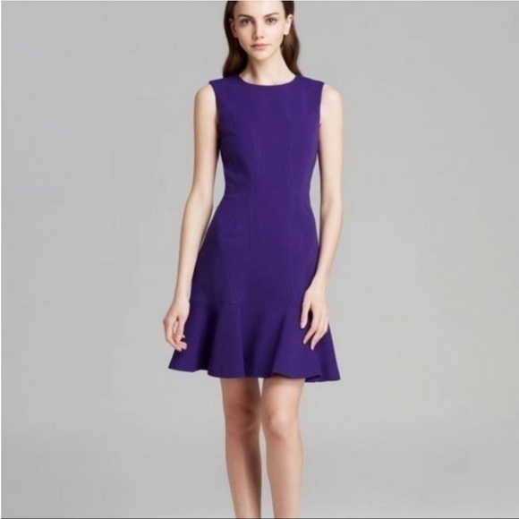 Diane von Furstenberg Jaelyn Purple Dress NWOT - Picture 8 of 10